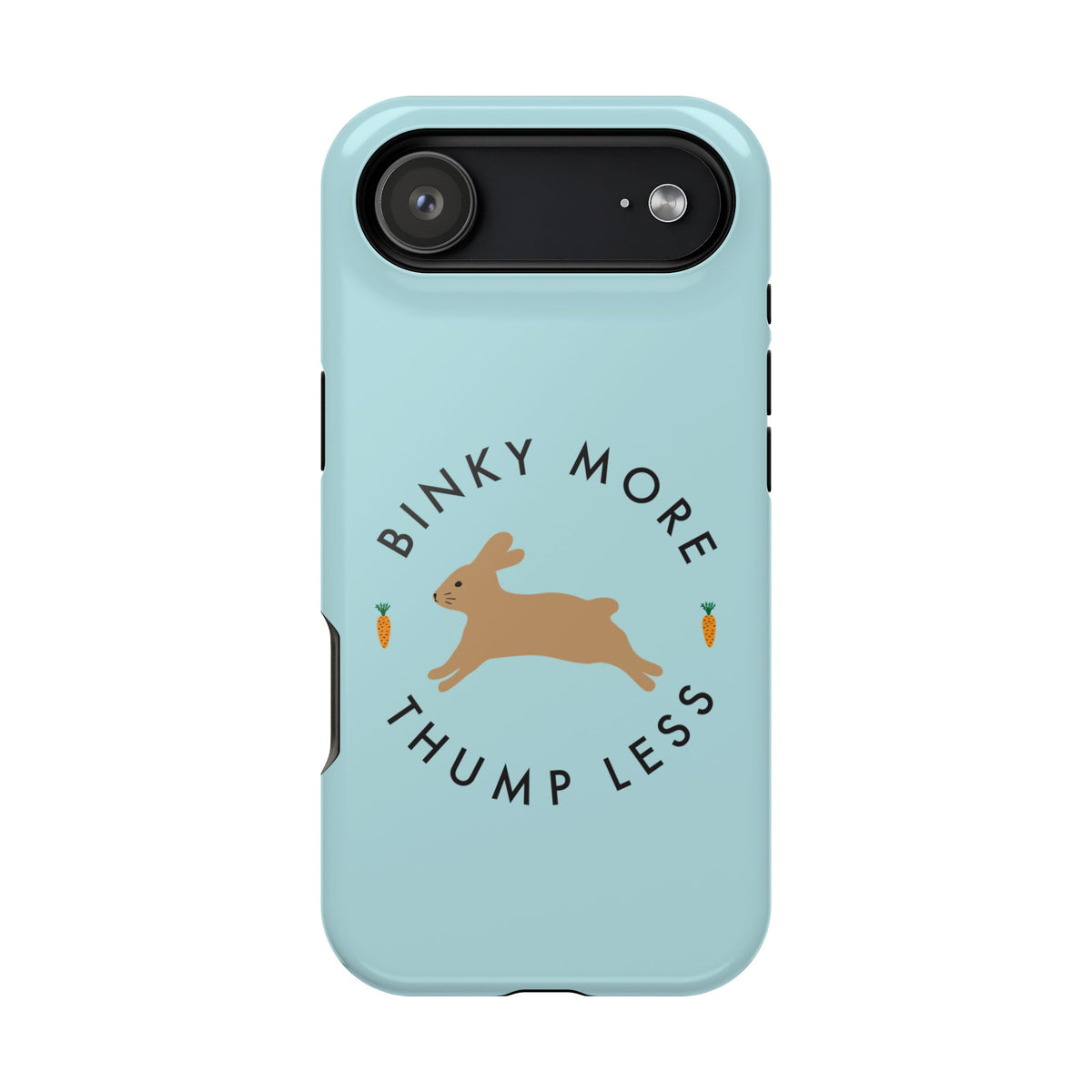 Binky Bunny Magnetic Phone Case (Pastel Blue)
