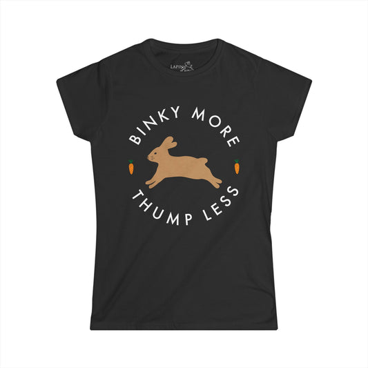 Binky Bunny Women's Fitted Tee