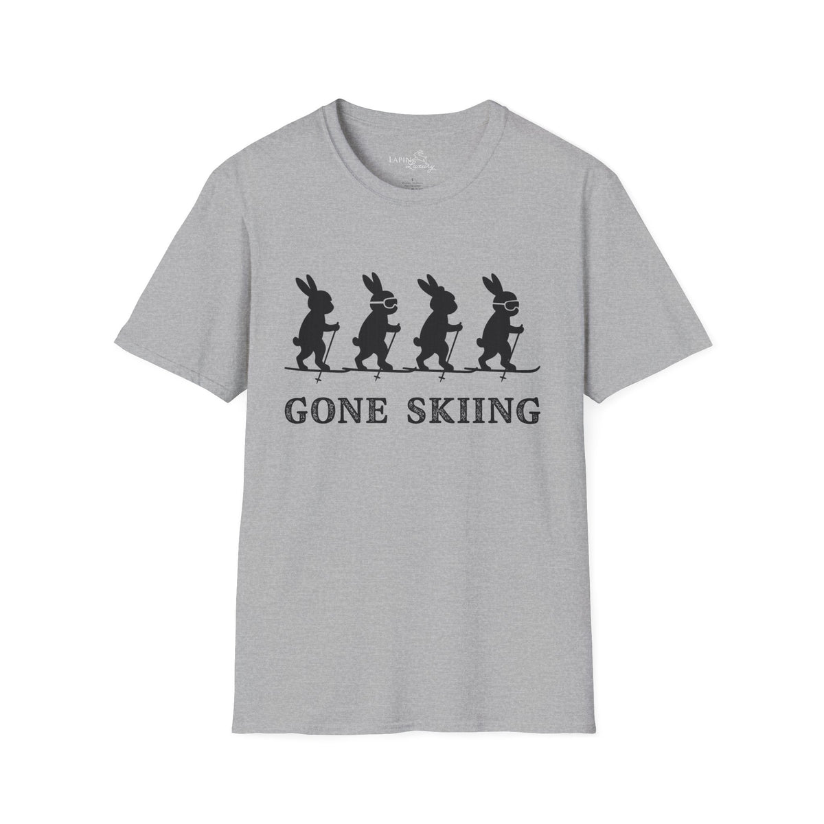 Bunnies Gone Skiing Unisex Tee