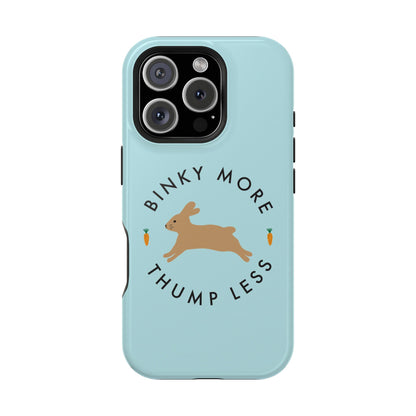 Binky Bunny Magnetic Phone Case (Pastel Blue)