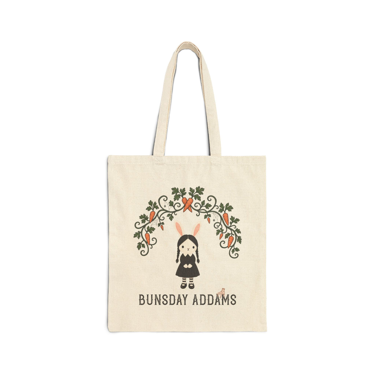 Bunsday Addams Canvas Tote Bag