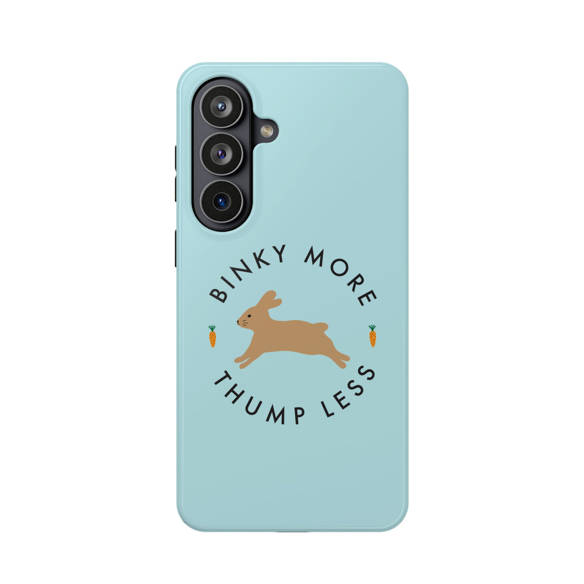 Binky Bunny Magnetic Phone Case (Pastel Blue)