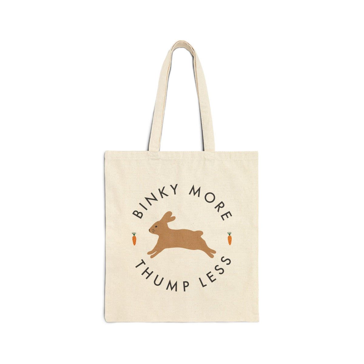 Binky Bunny Canvas Tote Bag