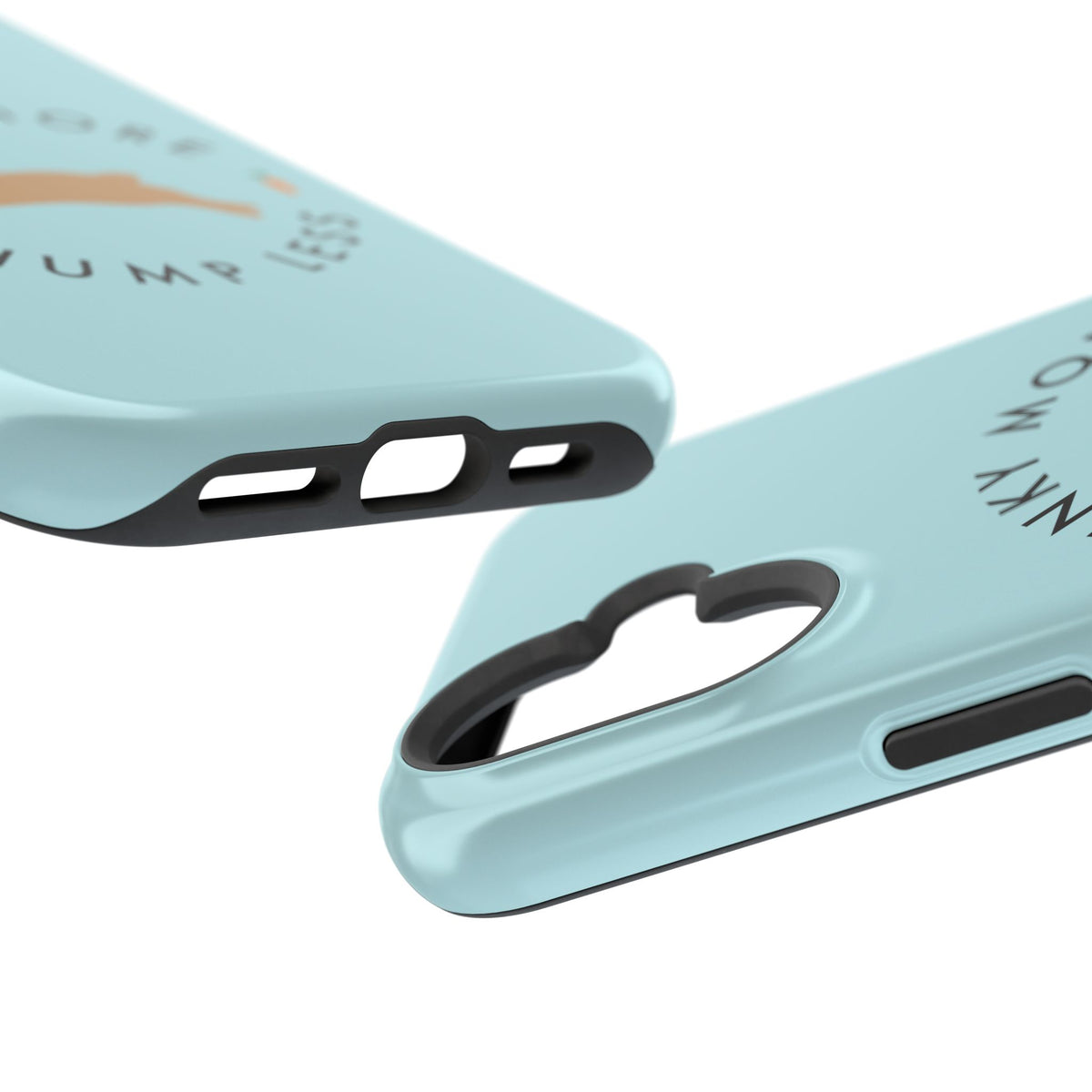 Binky Bunny Magnetic Phone Case (Pastel Blue)