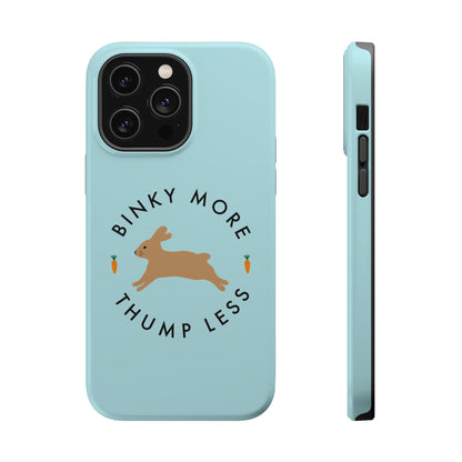 Binky Bunny Magnetic Phone Case (Pastel Blue)