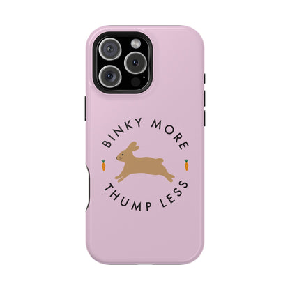 Binky Bunny Magnetic Phone Case (Pastel Pink)