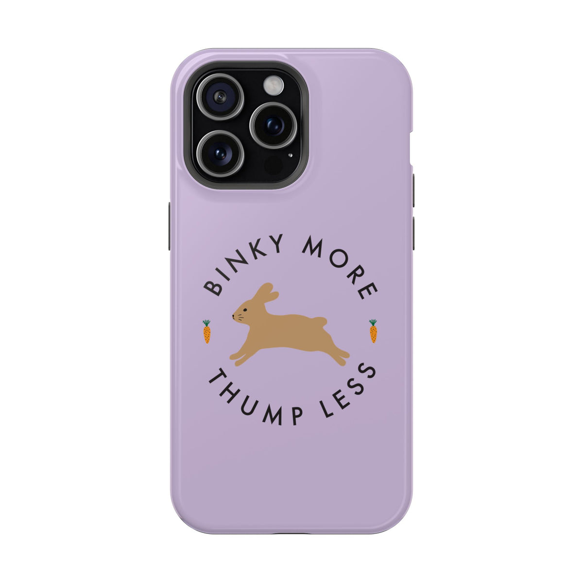 Binky Bunny Magnetic Phone Case (Pastel Purple)