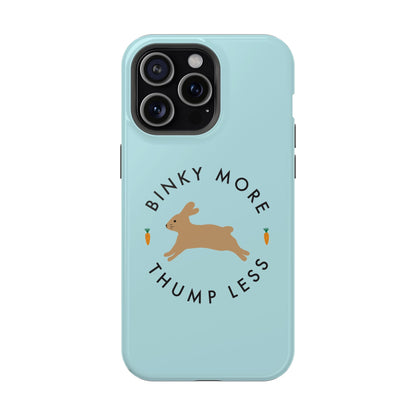Binky Bunny Magnetic Phone Case (Pastel Blue)