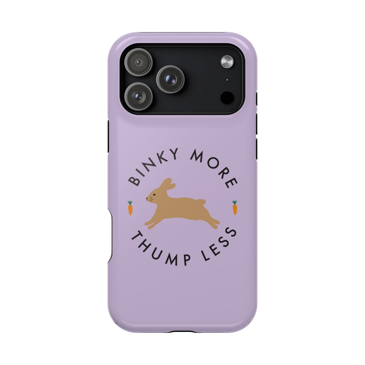 Binky Bunny Magnetic Phone Case (Pastel Purple)