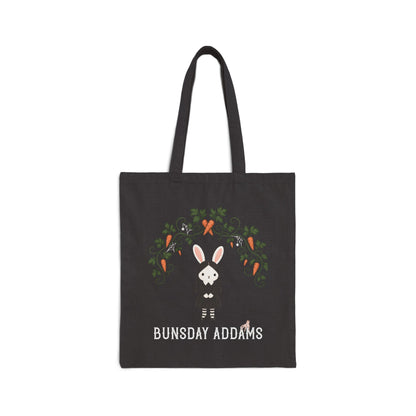 Bunsday Addams Canvas Tote Bag