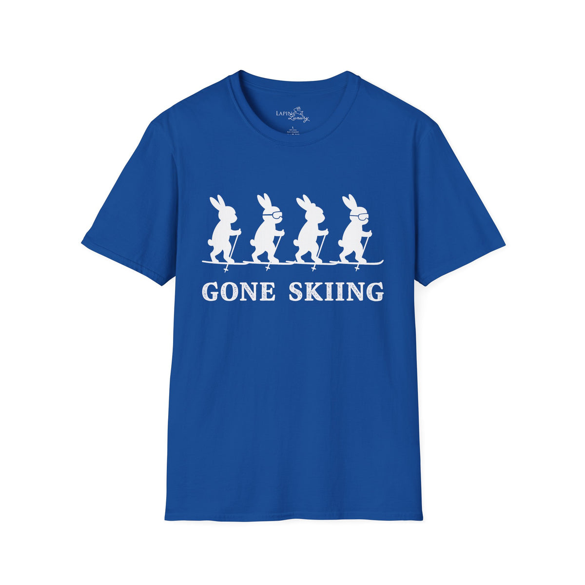 Bunnies Gone Skiing Unisex Tee