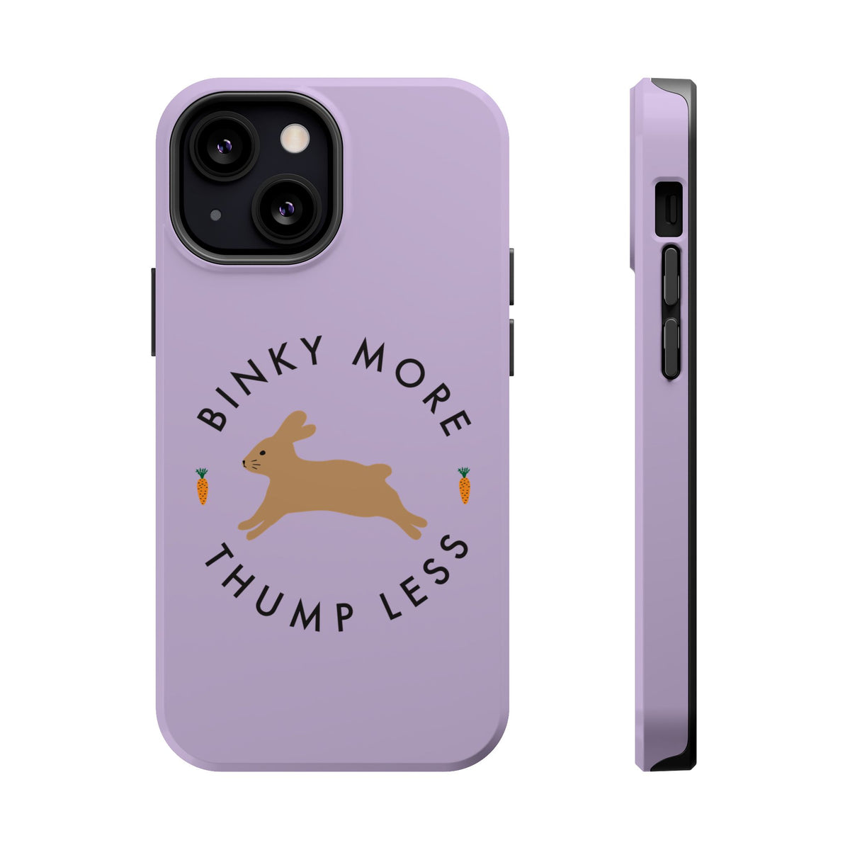 Binky Bunny Magnetic Phone Case (Pastel Purple)