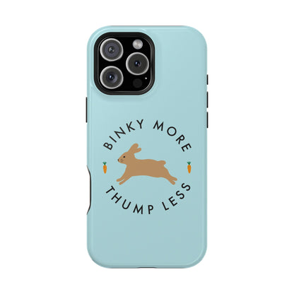 Binky Bunny Magnetic Phone Case (Pastel Blue)