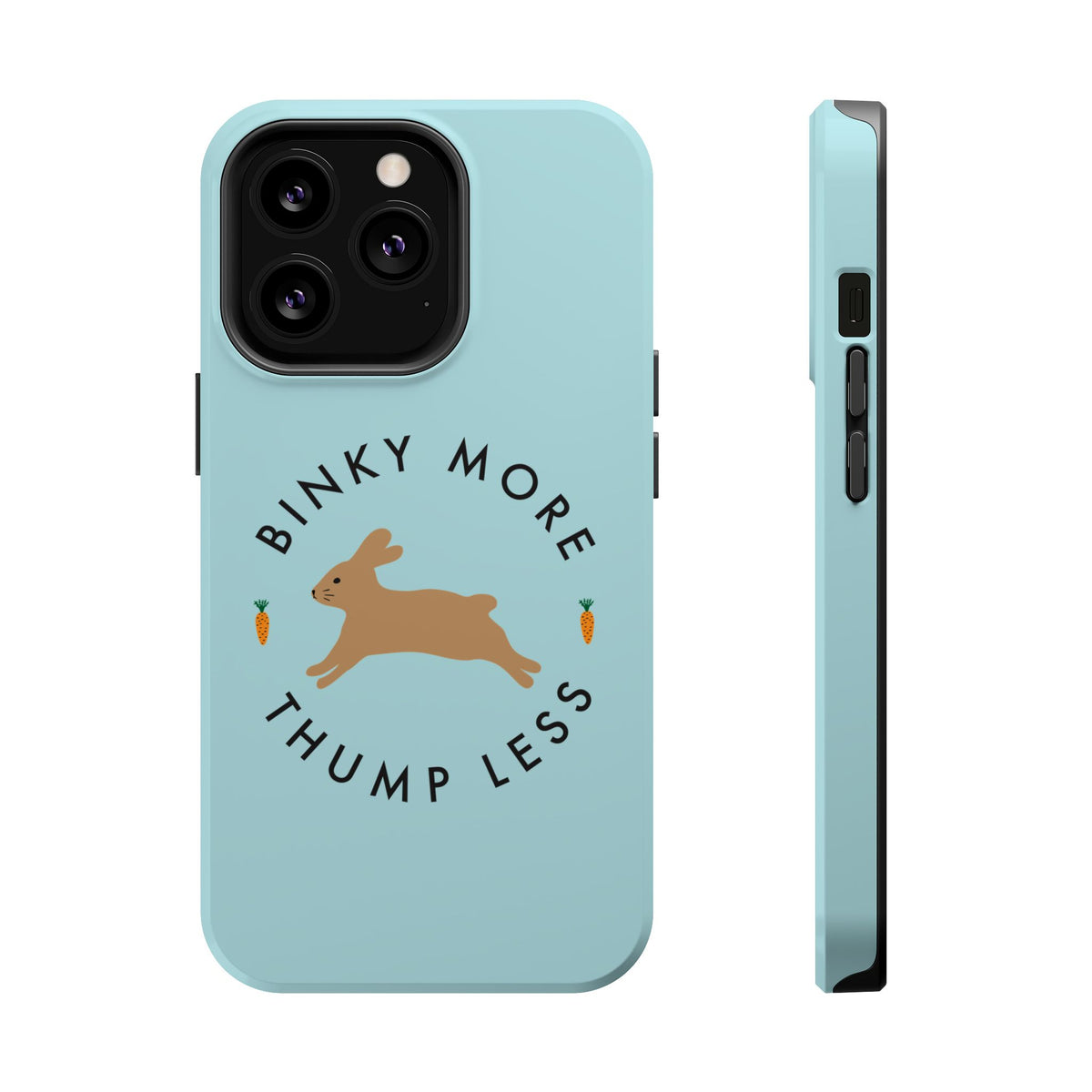 Binky Bunny Magnetic Phone Case (Pastel Blue)
