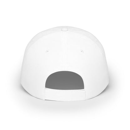 Embroidered Bunny Mom Baseball Cap, White/Pink