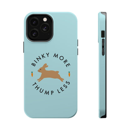 Binky Bunny Magnetic Phone Case (Pastel Blue)