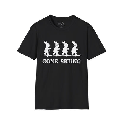 Bunnies Gone Skiing Unisex Tee