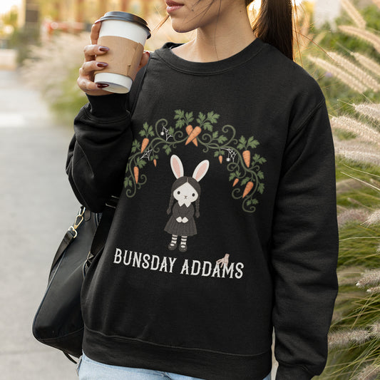 Bunsday Addams Crewneck Sweatshirt