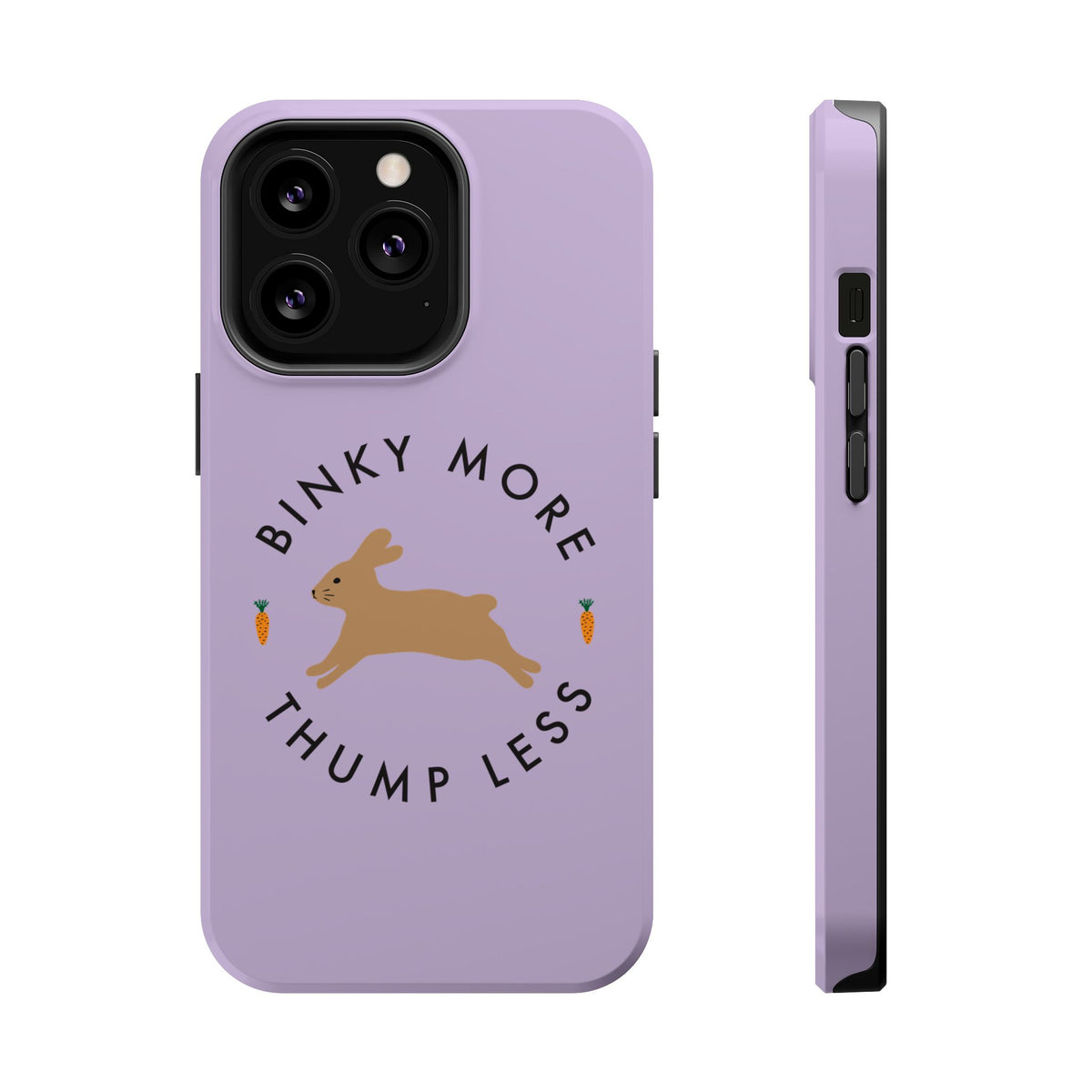 Binky Bunny Magnetic Phone Case (Pastel Purple)