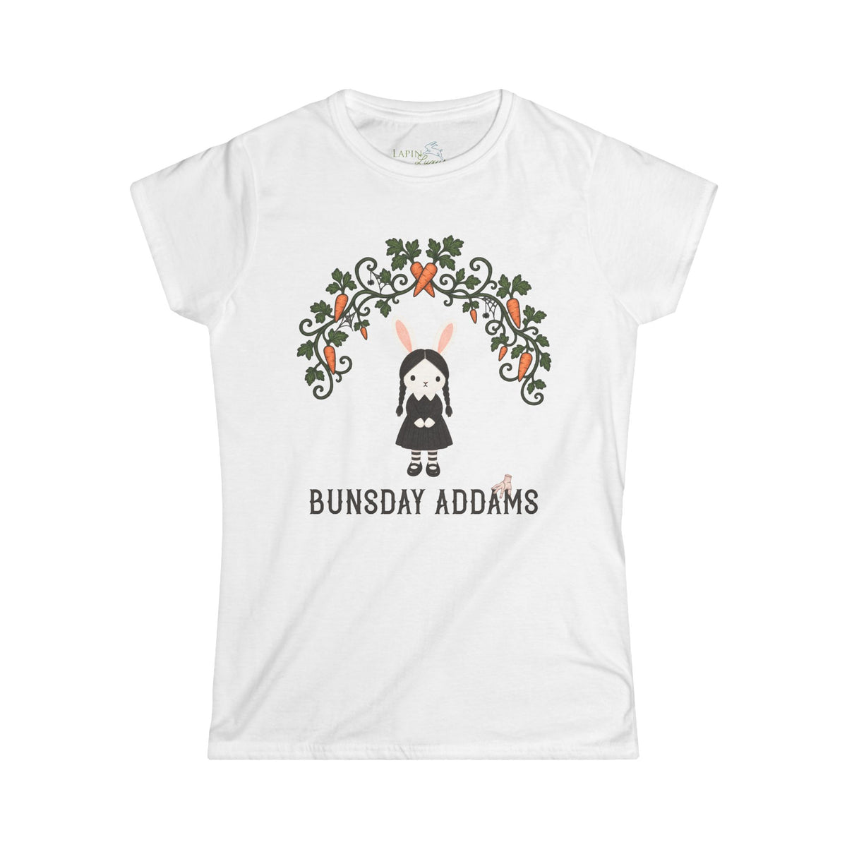 Bunsday Addams Women's Fitted Tee