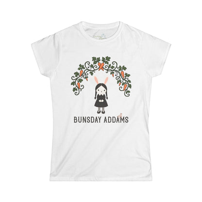 Bunsday Addams Women's Fitted Tee