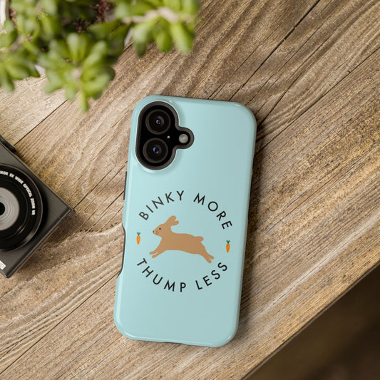 Binky Bunny Magnetic Phone Case (Pastel Blue)