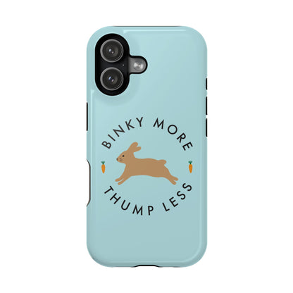 Binky Bunny Magnetic Phone Case (Pastel Blue)