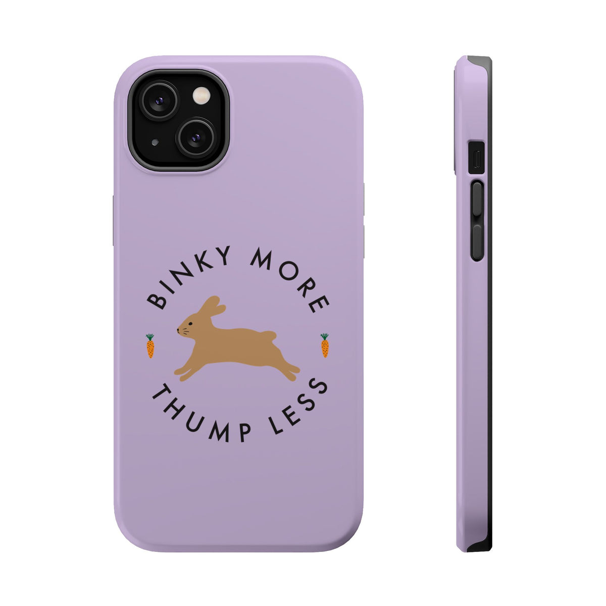 Binky Bunny Magnetic Phone Case (Pastel Purple)