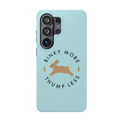 Binky Bunny Magnetic Phone Case (Pastel Blue)