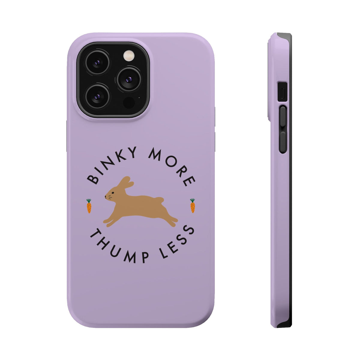 Binky Bunny Magnetic Phone Case (Pastel Purple)