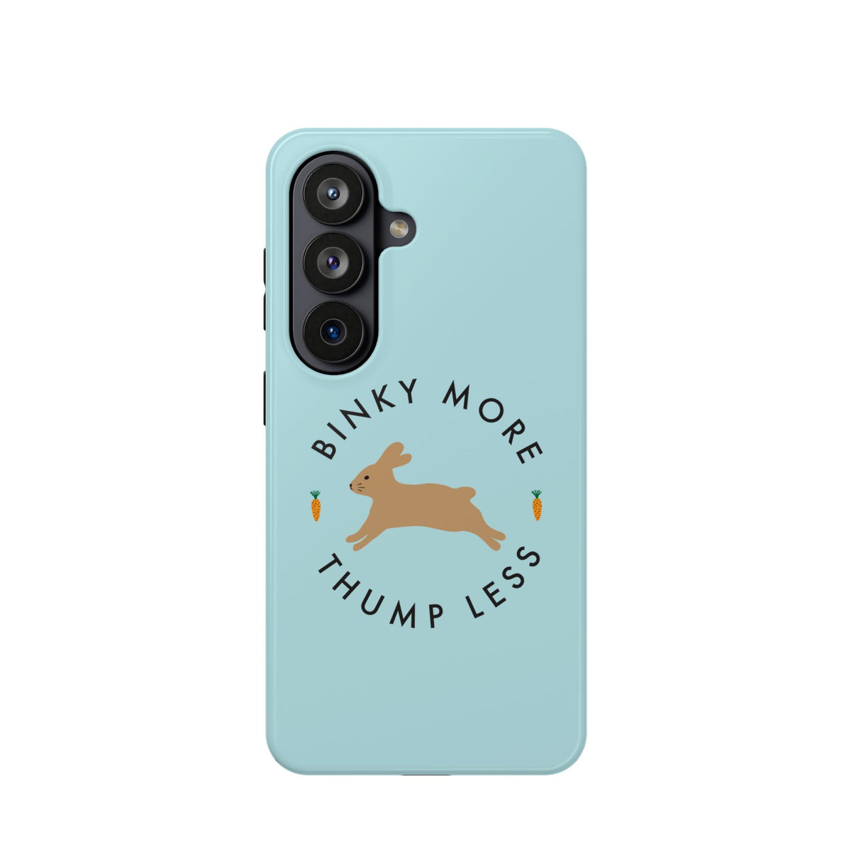 Binky Bunny Magnetic Phone Case (Pastel Blue)