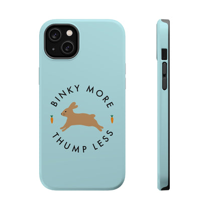 Binky Bunny Magnetic Phone Case (Pastel Blue)