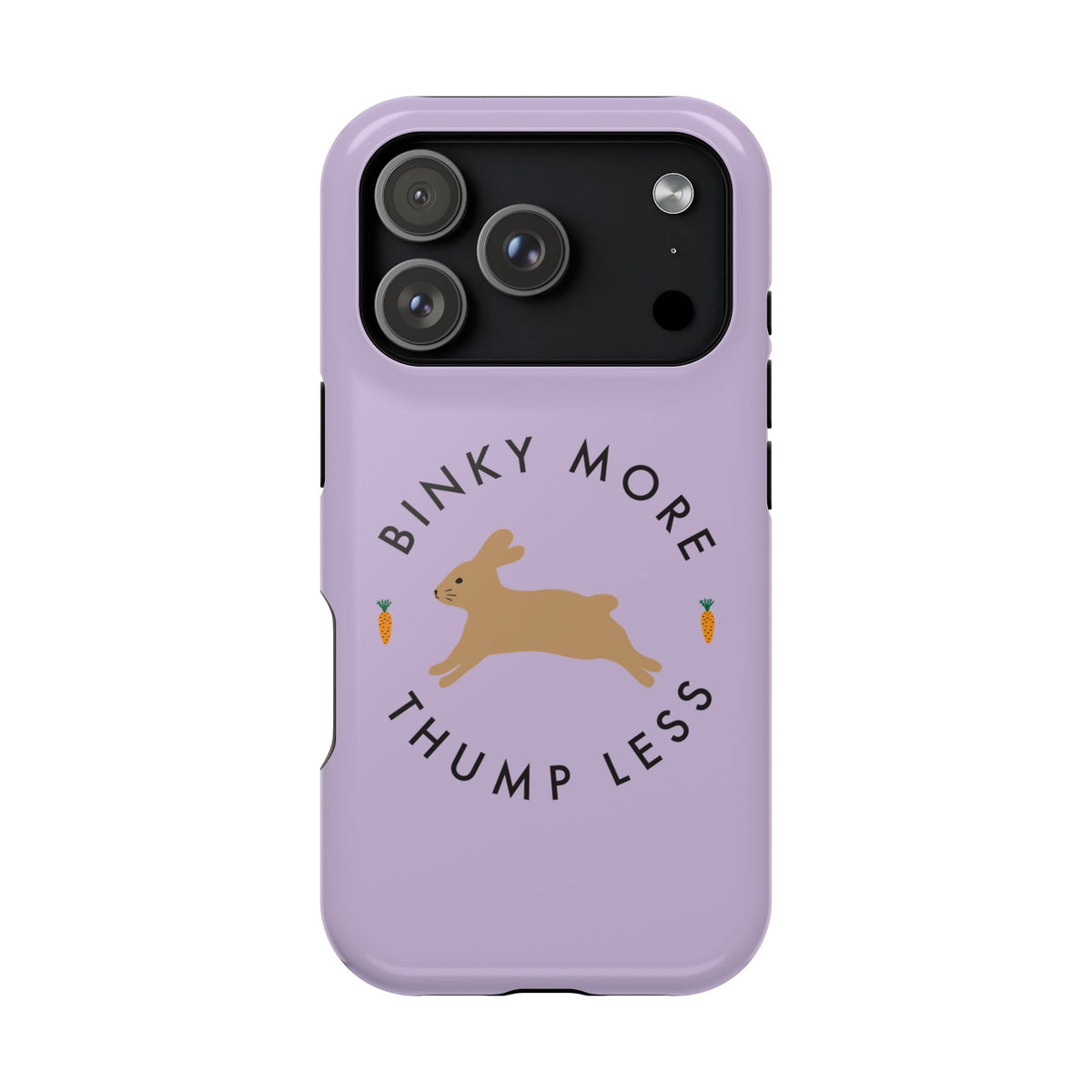 Binky Bunny Magnetic Phone Case (Pastel Purple)