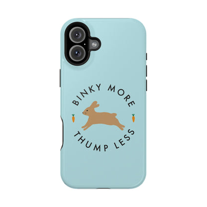 Binky Bunny Magnetic Phone Case (Pastel Blue)