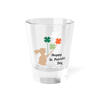 Hoppy St. Patrick's Day 1.5oz Shot Glass