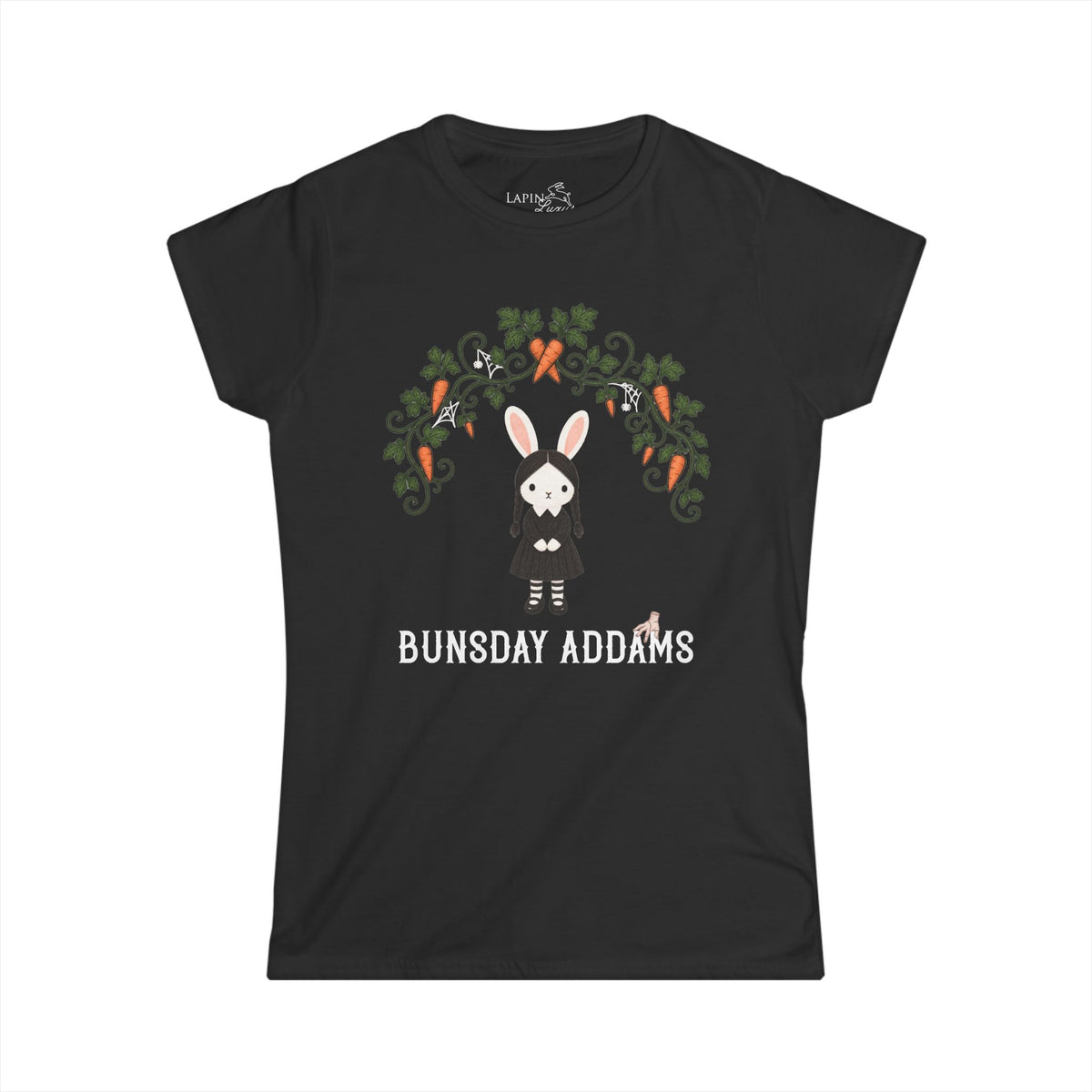Bunsday Addams Women's Fitted Tee