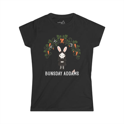 Bunsday Addams Women's Fitted Tee