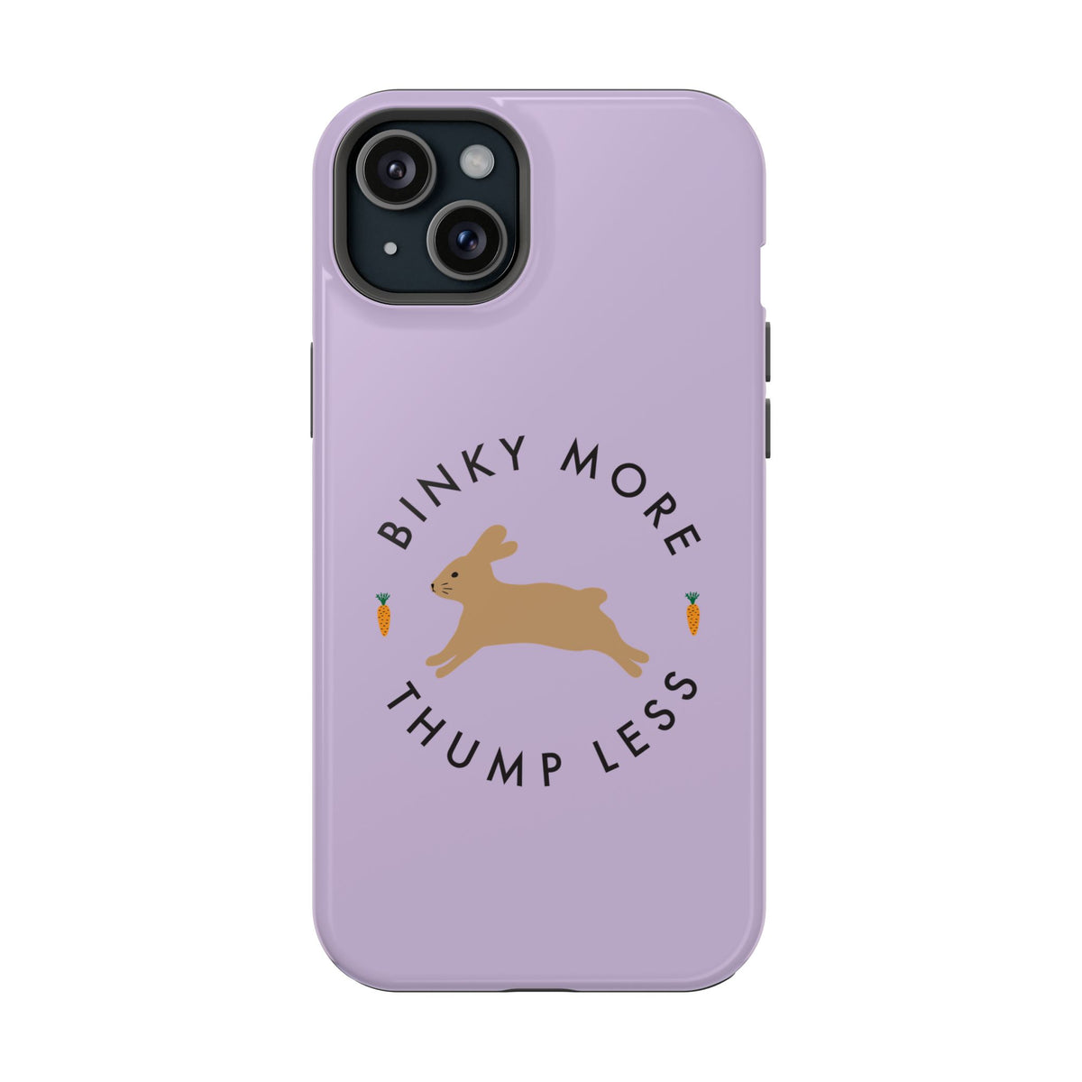 Binky Bunny Magnetic Phone Case (Pastel Purple)