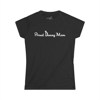 Proud Bunny Mom Women's Fitted Tee