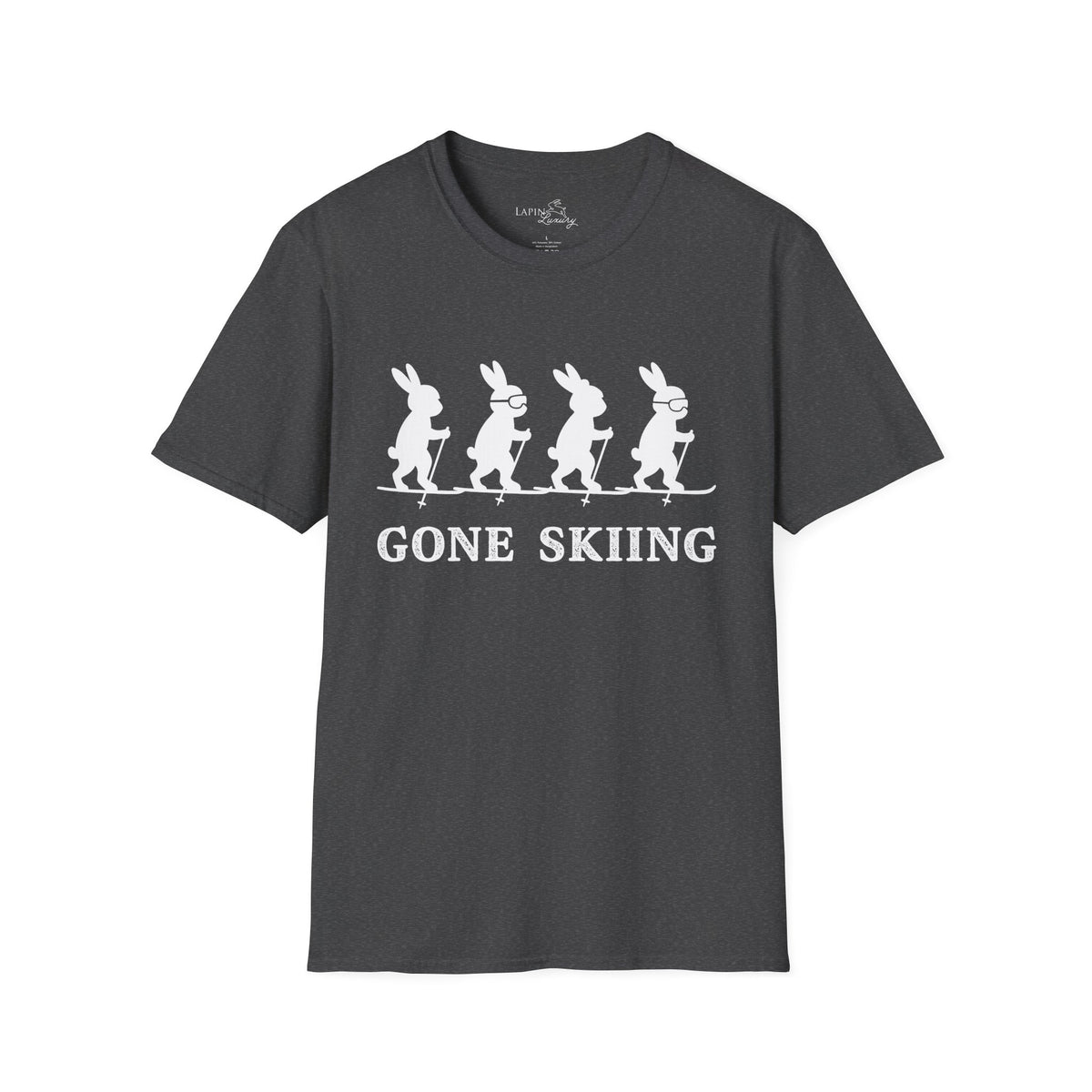 Bunnies Gone Skiing Unisex Tee